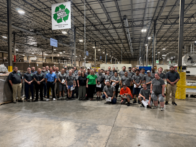Tulsa Converting Employee Group Photo