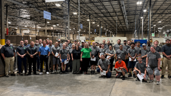 Tulsa Converting Employee Group Photo