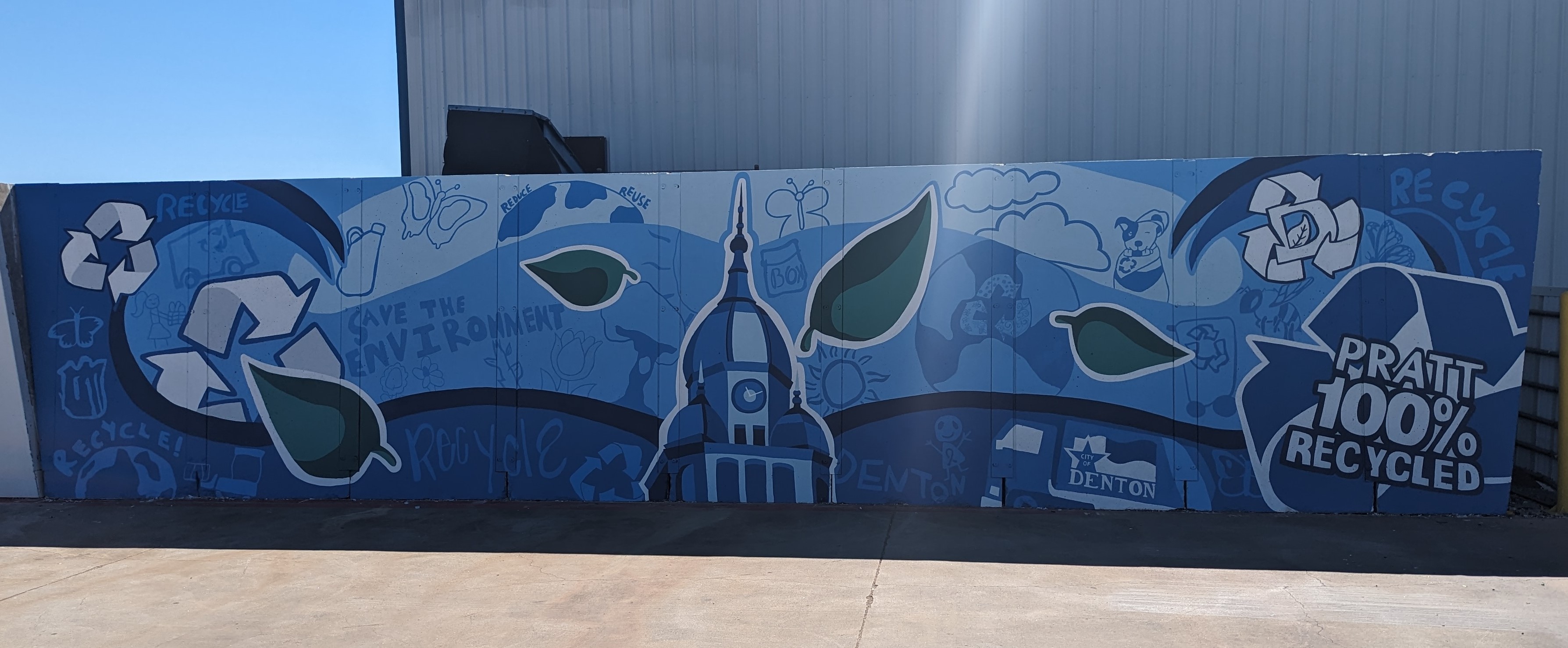 Denton Glass Bunker Mural Copy