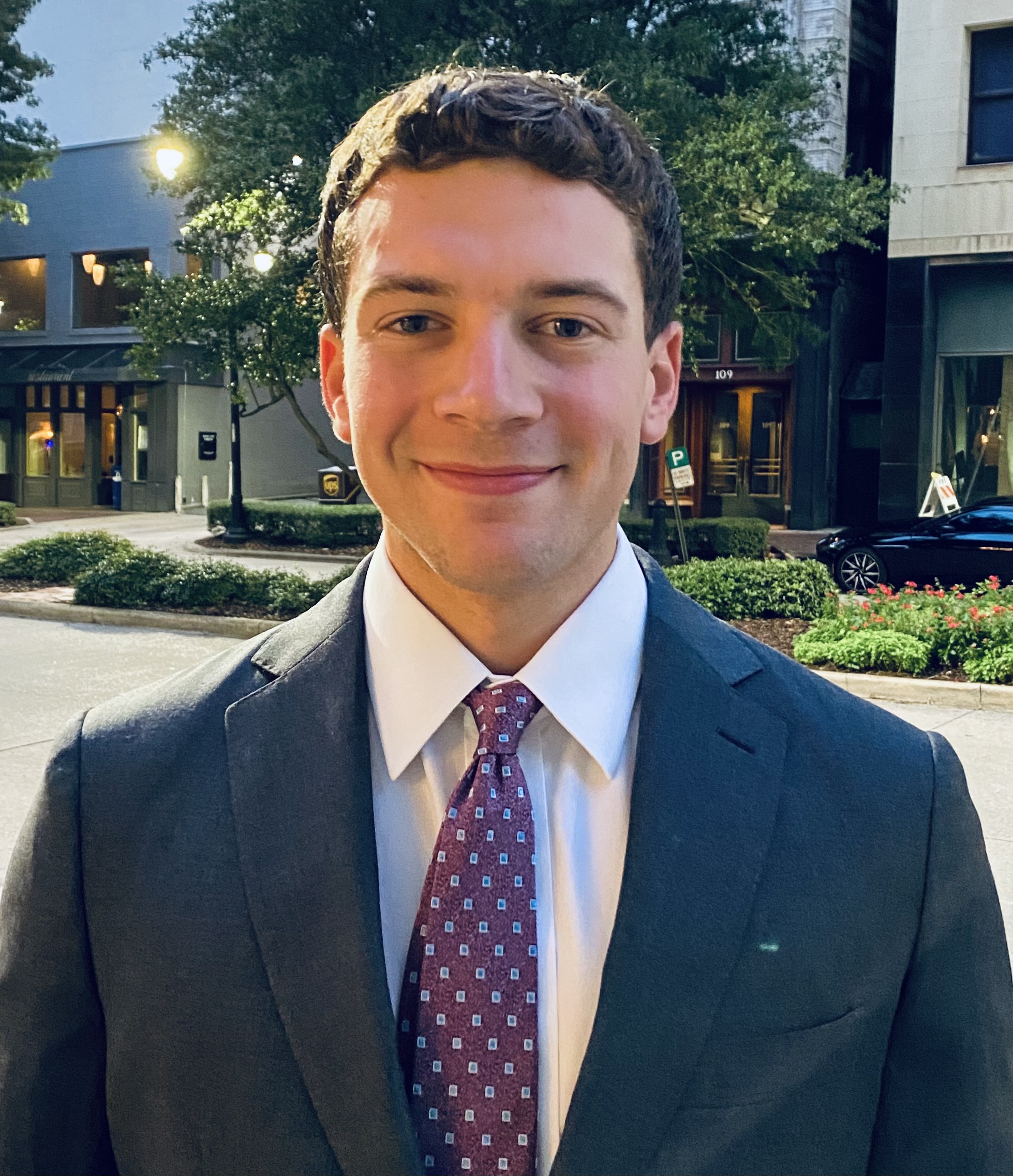 a man in a suit and tie