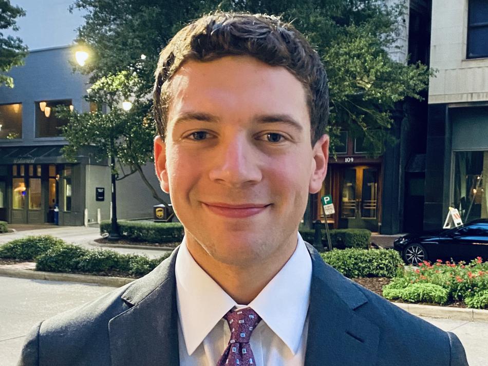 a man in a suit and tie